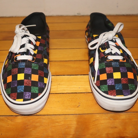 Vans Shoes - Rainbow Checkered Vans